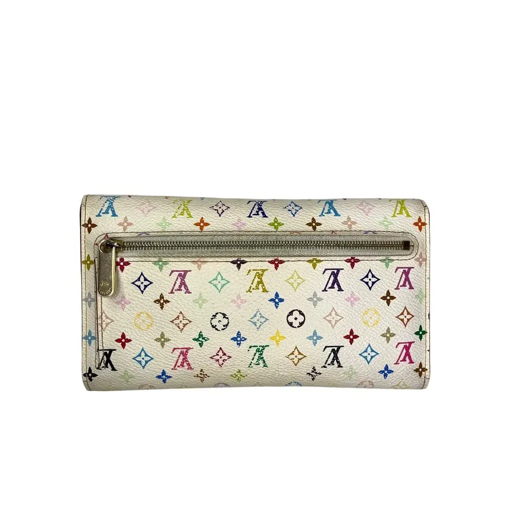 Louis Vuitton Murakami Multicolore Porte Tresor Wallet White M92659 Y2K